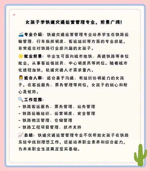 城市轨道交通运输与管理专业好不好的简单介绍