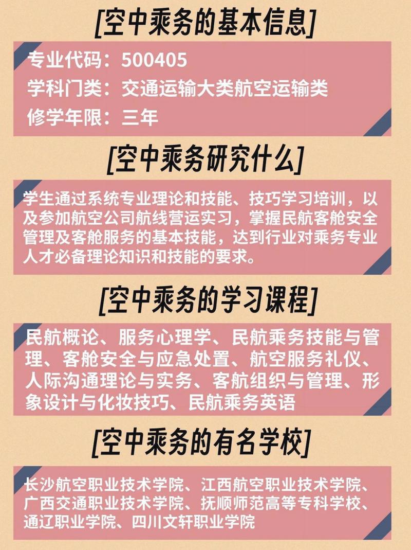 航空乘务服务专业_航空乘务服务专业大学排名
